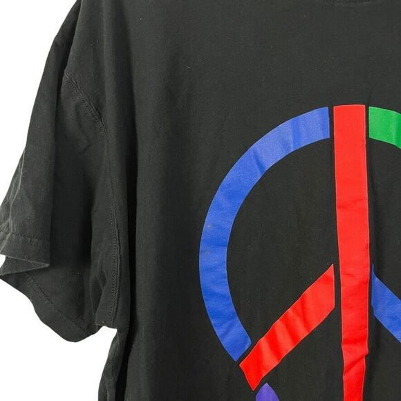 Nike Mens Urban Jungle Peace Sign Short Sleeve T Tee Shirt Top 100% Cotton sz L - Picture 7 of 16